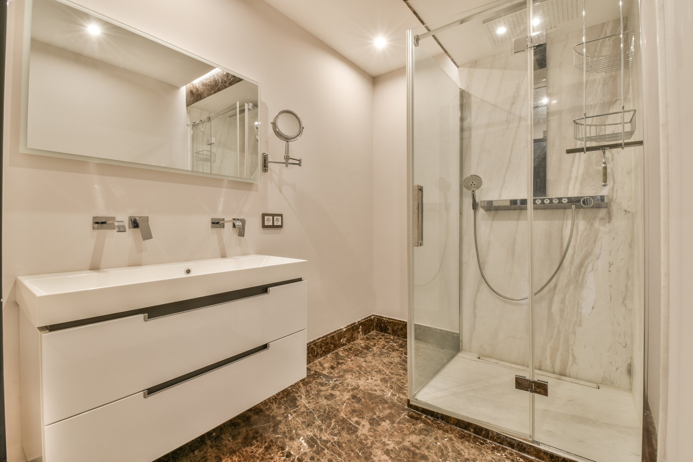 Box in Modern Bathroom